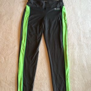 🎄3/$20🎄Hollister jogger gray w/ Lime green stripe